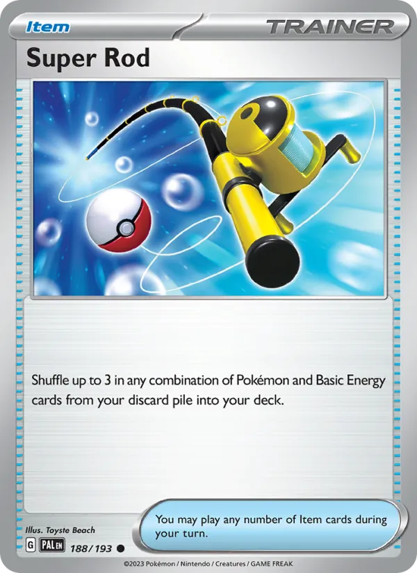 Super Rod #188 – Paldea Evolved card