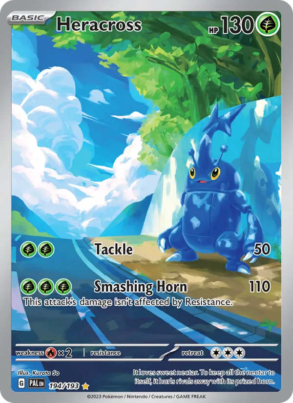 Heracross #194 – Paldea Evolved card