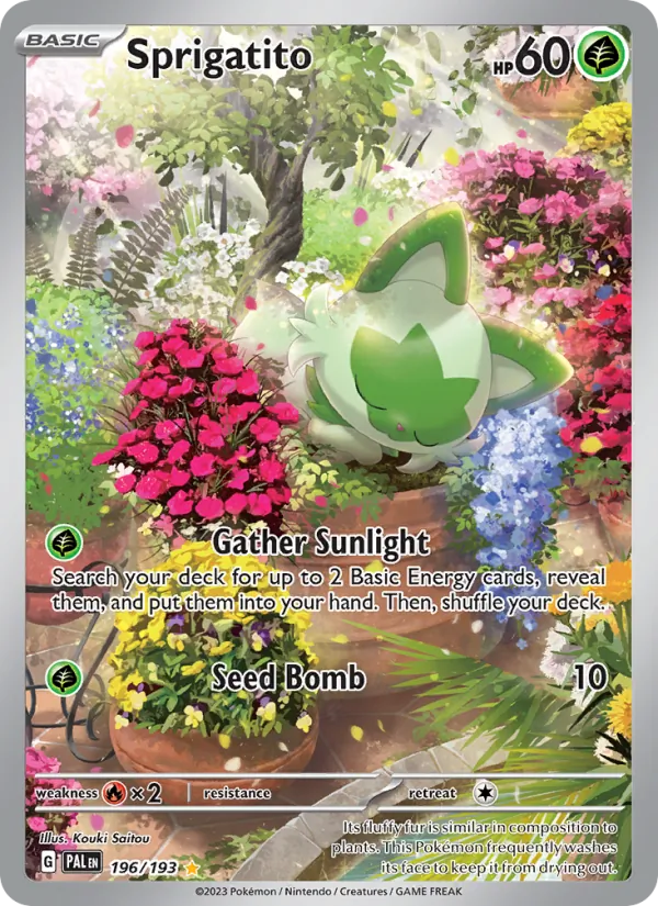 Sprigatito #196 – Paldea Evolved card