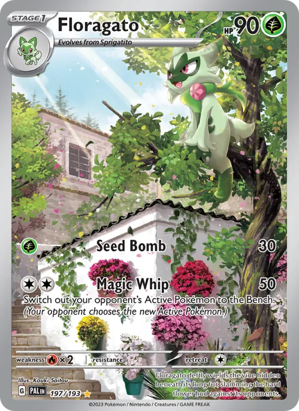 Floragato #197 – Paldea Evolved card