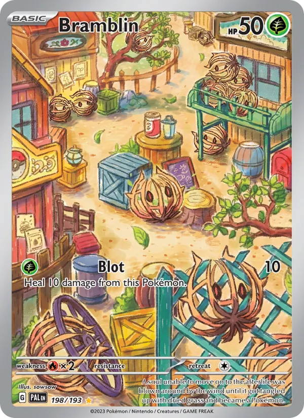 Bramblin #198 – Paldea Evolved card