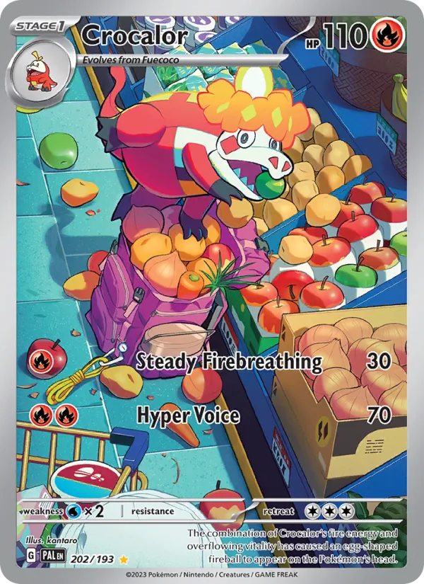 Crocalor #202 – Paldea Evolved card
