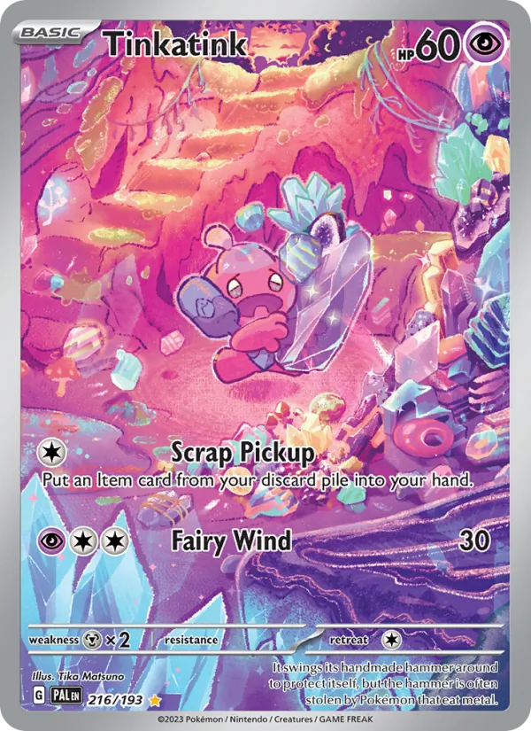 Tinkatink #216 – Paldea Evolved card