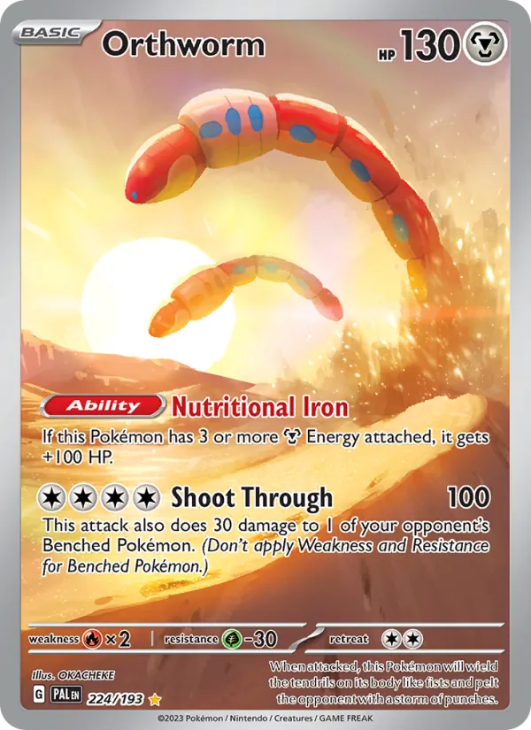 Orthworm #224 – Paldea Evolved card