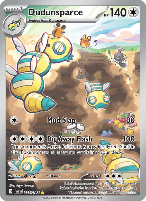 Dudunsparce #229 – Paldea Evolved card