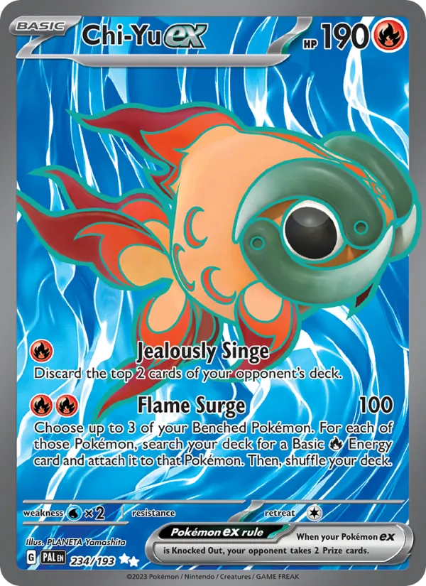 Chi-Yu ex #234 – Paldea Evolved card