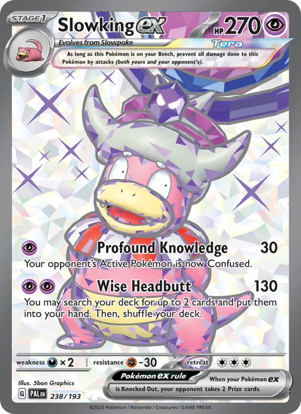 Slowking ex #238 – Paldea Evolved card