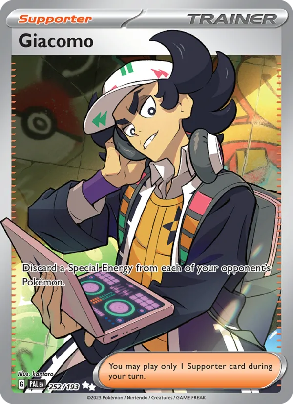 Giacomo #252 – Paldea Evolved card