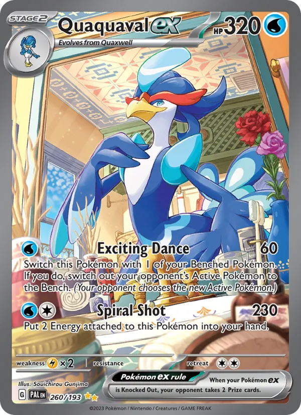 Quaquaval ex #260 – Paldea Evolved card