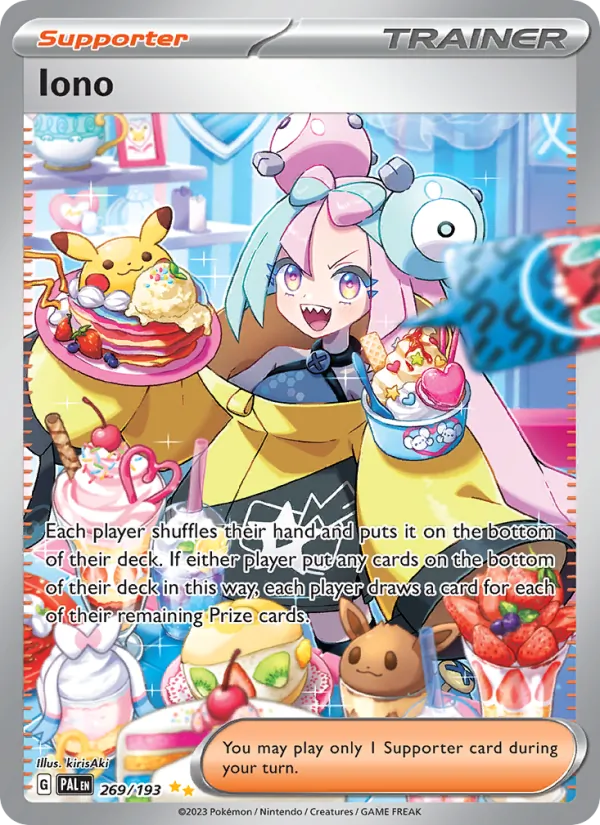 Iono #269 – Paldea Evolved card