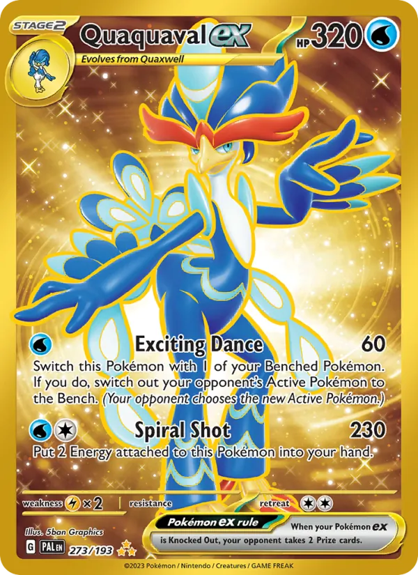 Quaquaval ex #273 – Paldea Evolved card