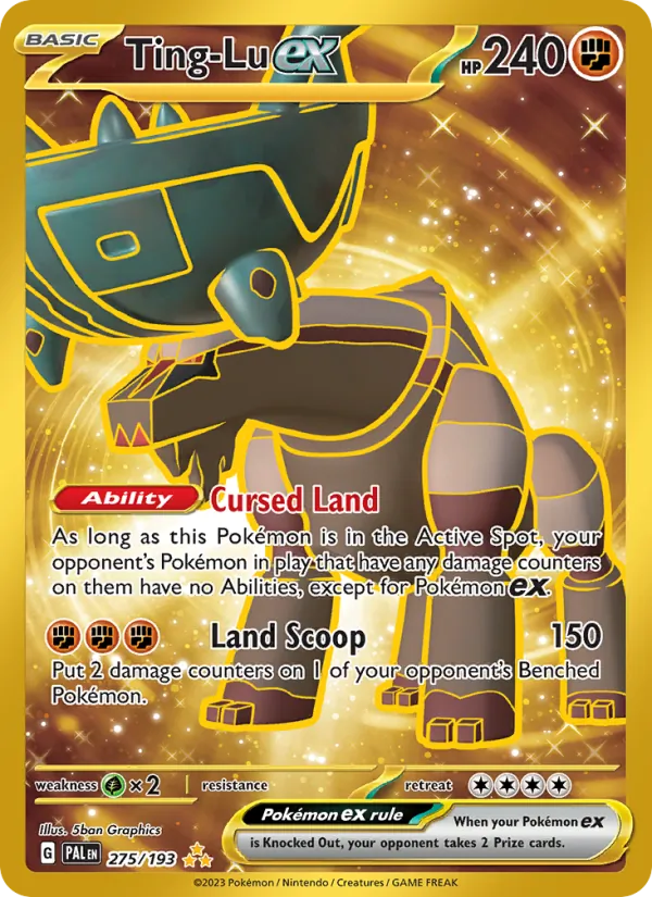 Ting-Lu ex #275 – Paldea Evolved card
