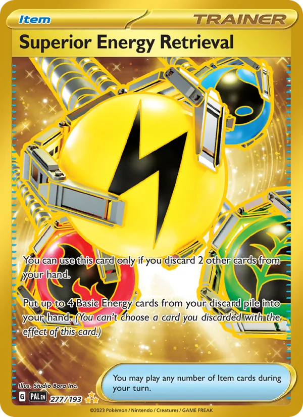 Superior Energy Retrieval #277 – Paldea Evolved card