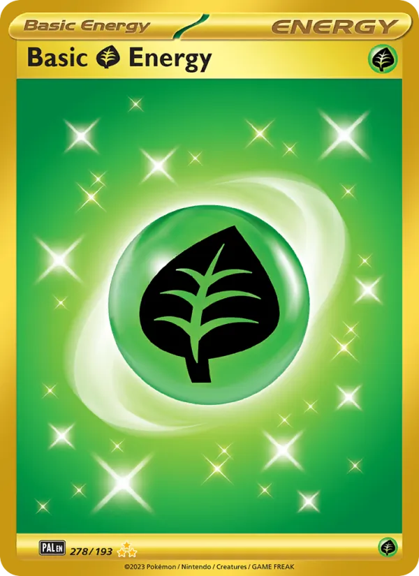 Basic Grass Energy #278 – Paldea Evolved card