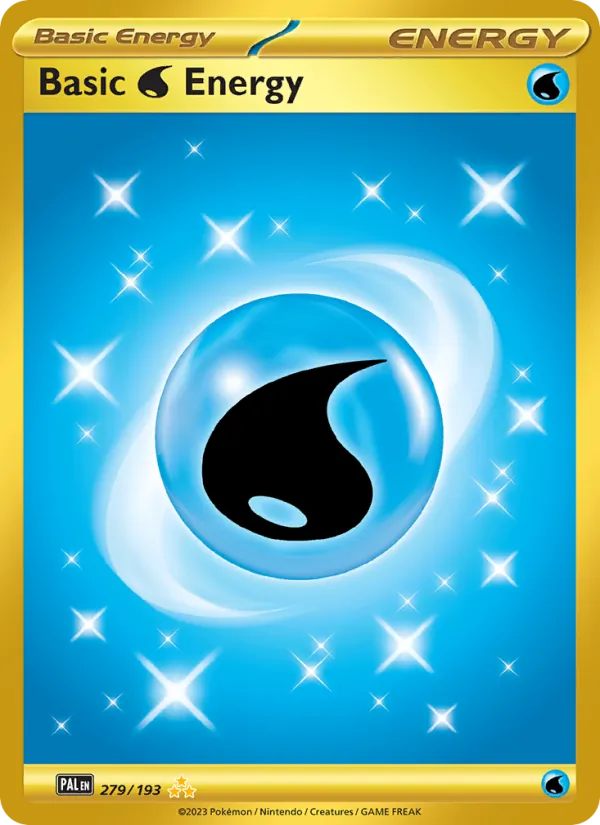 Basic Water Energy #279 – Paldea Evolved card