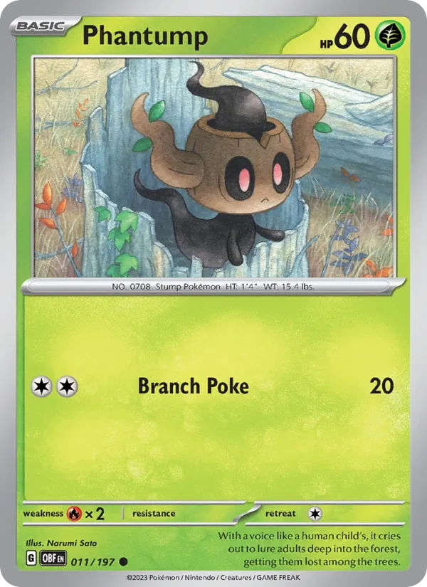 Phantump #011 – Obsidian Flames card