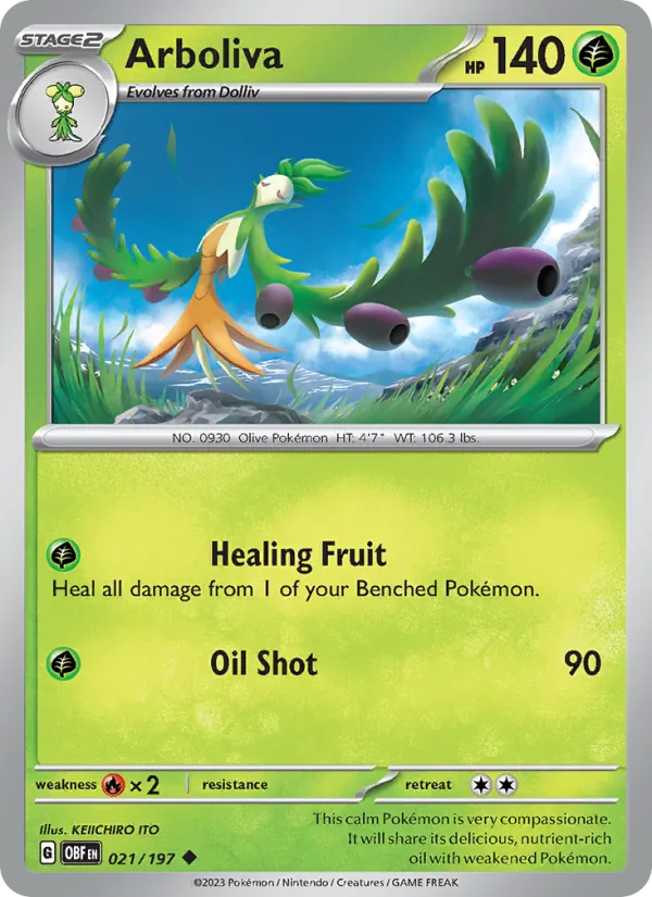 Arboliva #021 – Obsidian Flames card