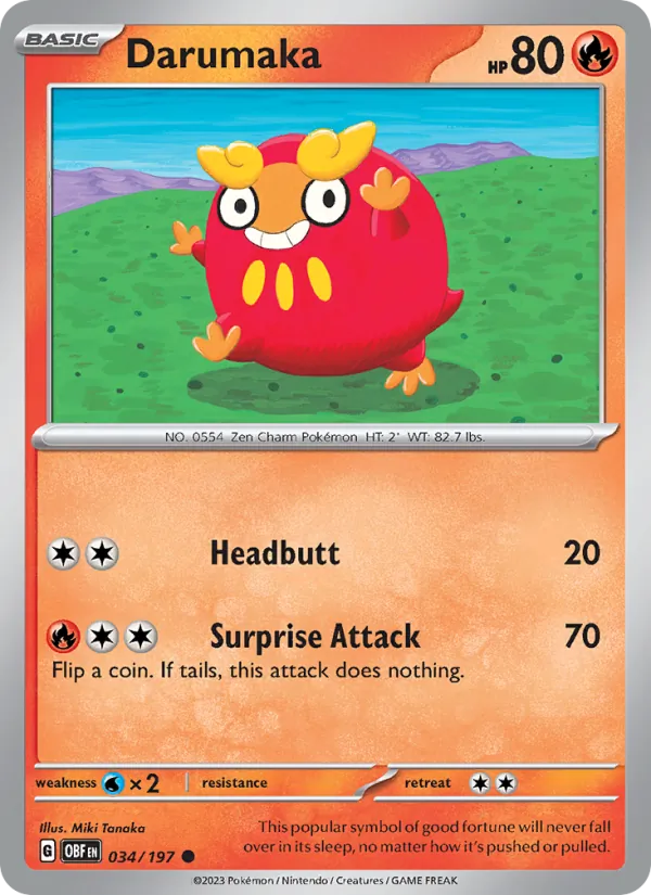 Darumaka #034 – Obsidian Flames card