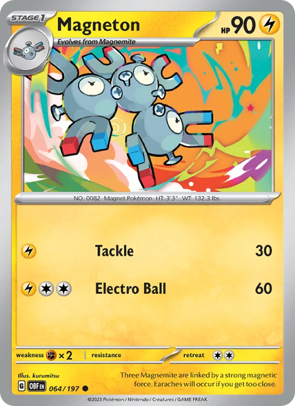 Magneton #064 – Obsidian Flames card