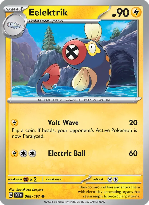 Eelektrik #068 – Obsidian Flames card