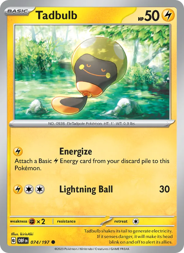 Tadbulb #074 – Obsidian Flames card