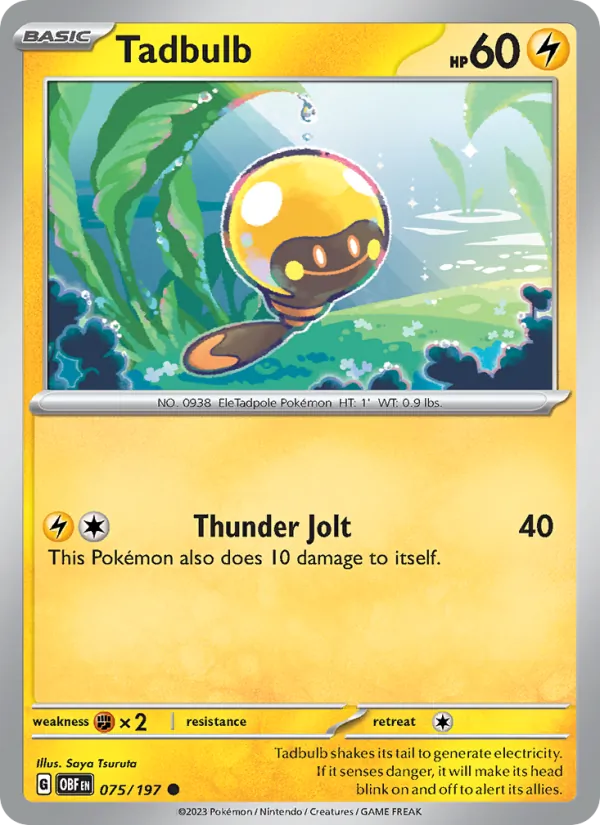 Tadbulb #075 – Obsidian Flames card