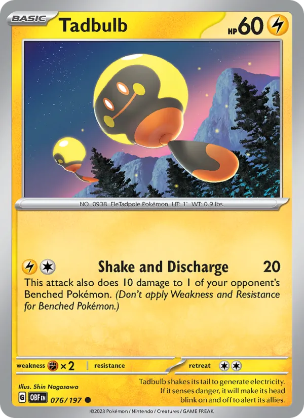 Tadbulb #076 – Obsidian Flames card