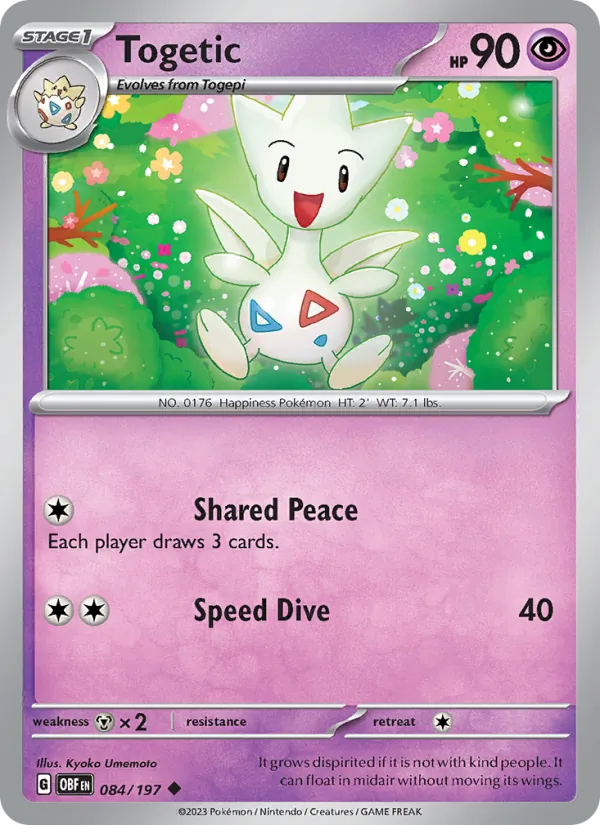 Togetic #084 – Obsidian Flames card