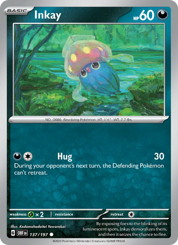 Inkay #137 – Obsidian Flames card