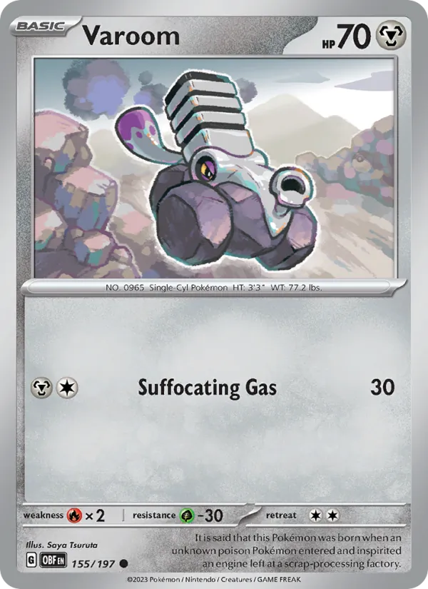 Varoom #155 – Obsidian Flames card