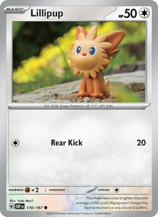 Lillipup #170 – Obsidian Flames card