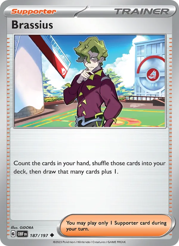 Brassius #187 – Obsidian Flames card