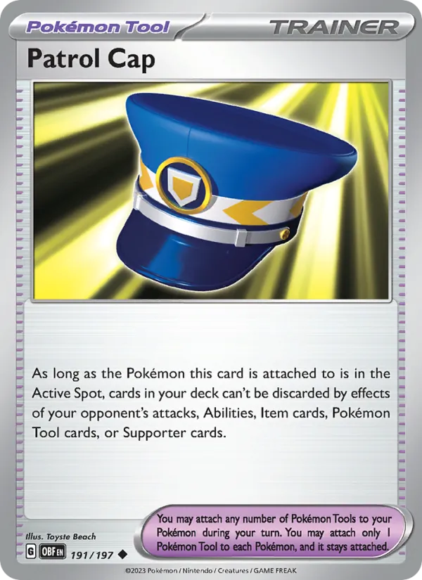 Patrol Cap #191 – Obsidian Flames card