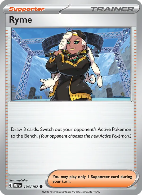 Ryme #194 – Obsidian Flames card