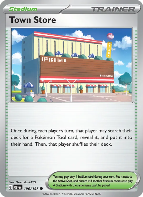 Town Store #196 – Obsidian Flames card