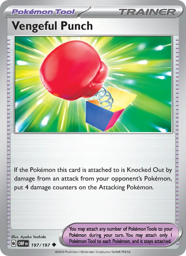Vengeful Punch #197 – Obsidian Flames card