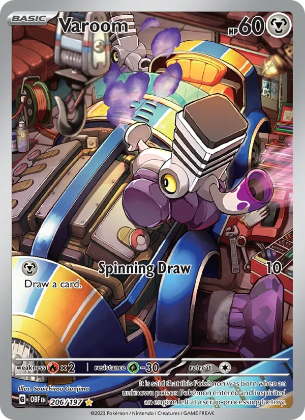 Varoom #206 – Obsidian Flames card