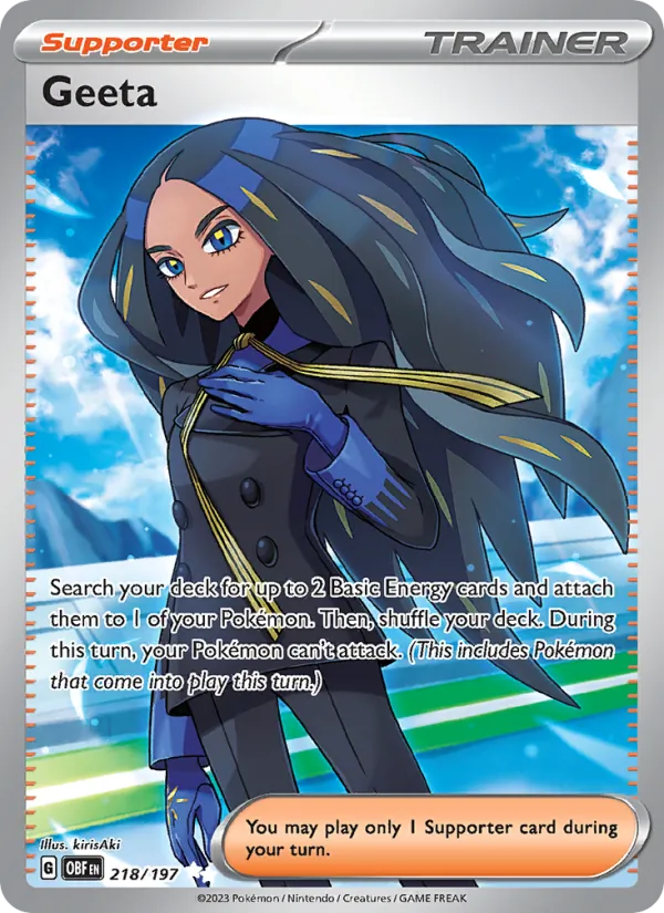 Geeta #218 – Obsidian Flames card