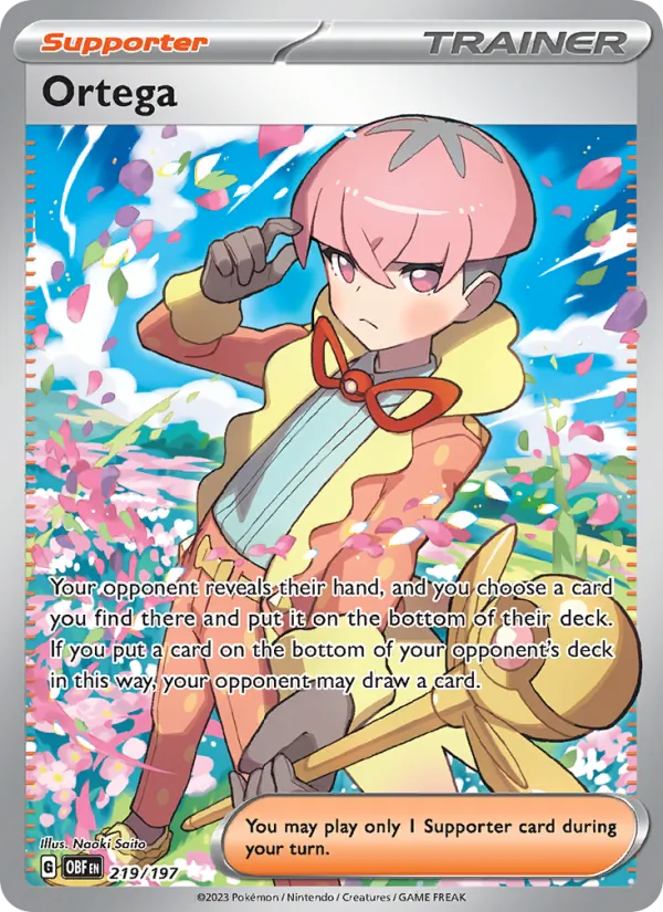 Ortega #219 – Obsidian Flames card