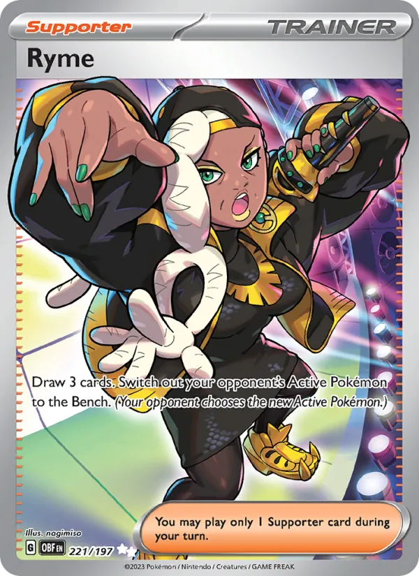 Ryme #221 – Obsidian Flames card
