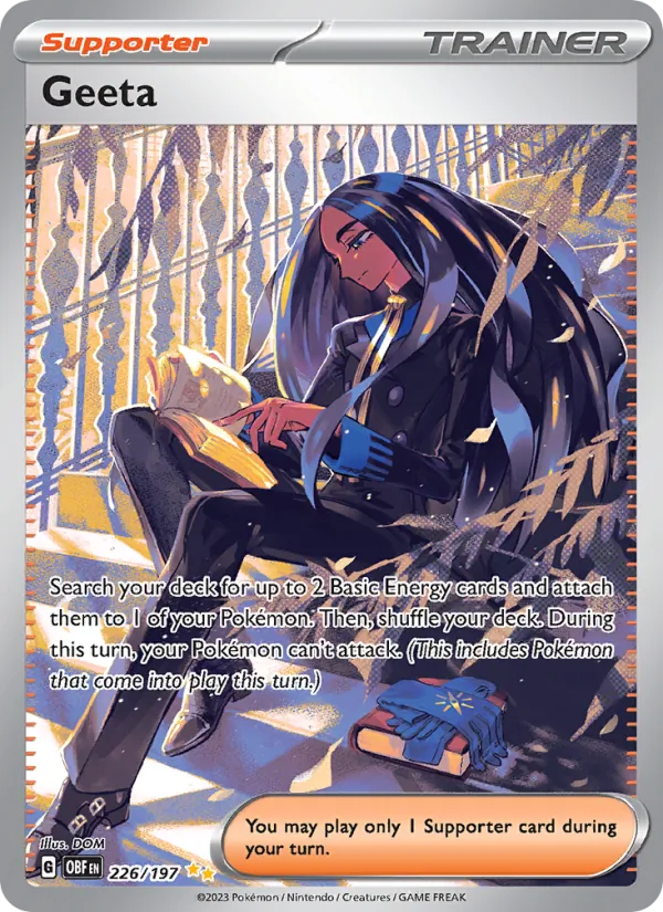 Geeta #226 – Obsidian Flames card