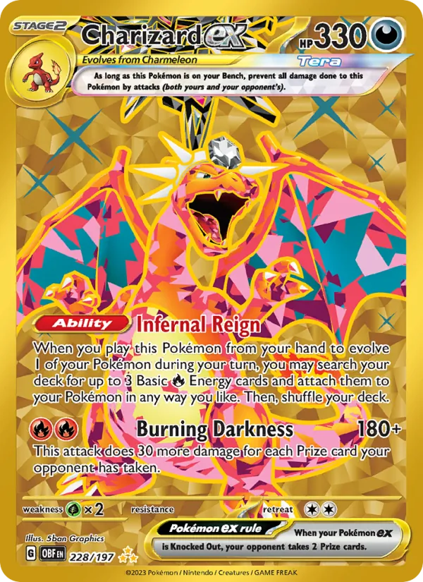Charizard ex #228 – Obsidian Flames card