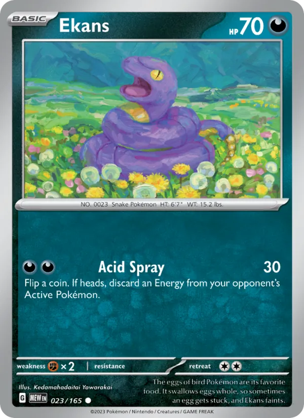 Ekans #023 – 151 card