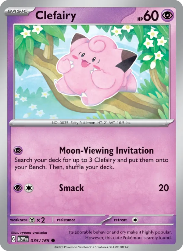 Clefairy #035 – 151 card