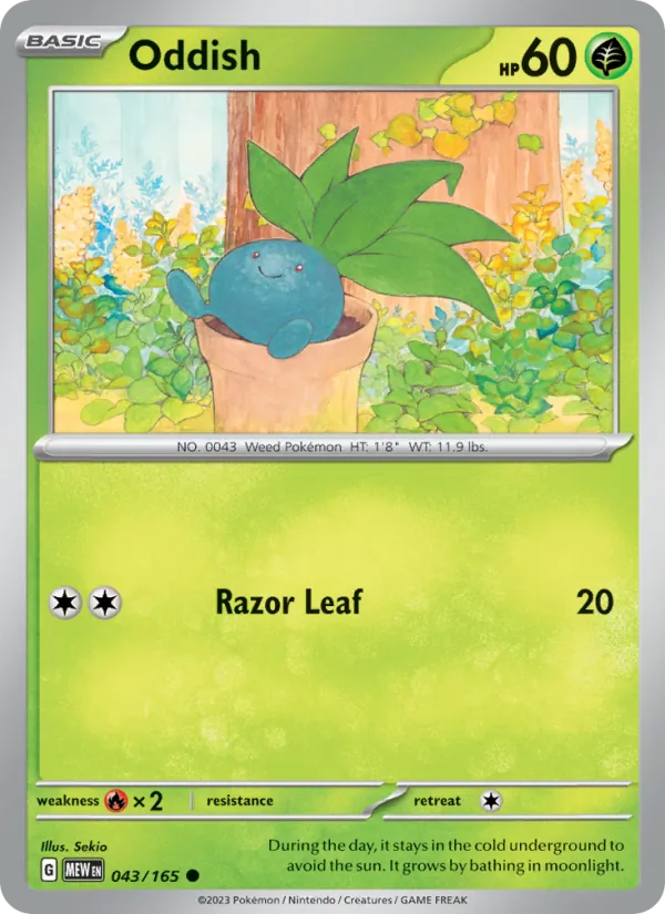 Oddish #043 – 151 card