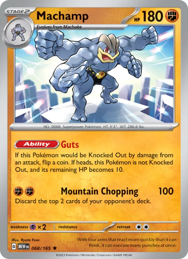 Machamp #068 – 151 card