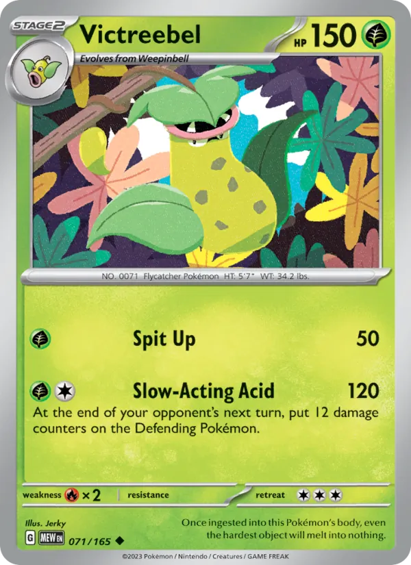 Victreebel #071 – 151 card