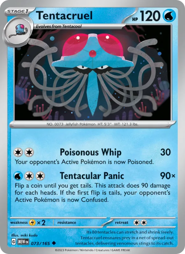 Tentacruel #073 – 151 card