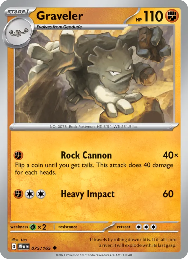 Graveler #075 – 151 card
