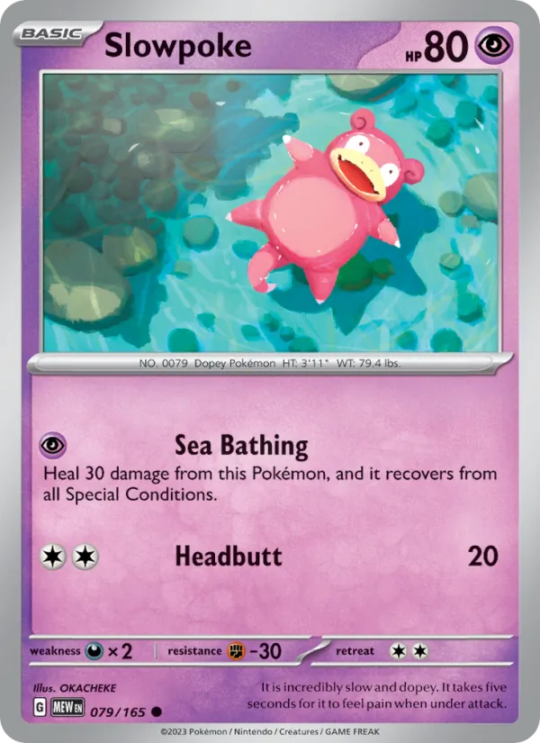 Slowpoke #079 – 151 card